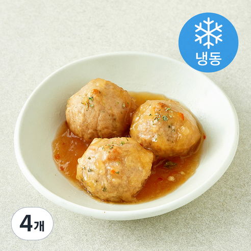 푸드트리 애찬만찬 중화풍 미트볼 (냉동), 130g, 4개