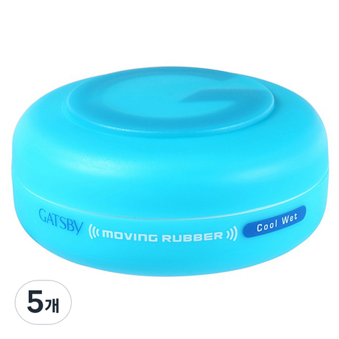 갸스비 무빙러버 쿨웨트 헤어왁스 80g+15 블루, 80g, 5개