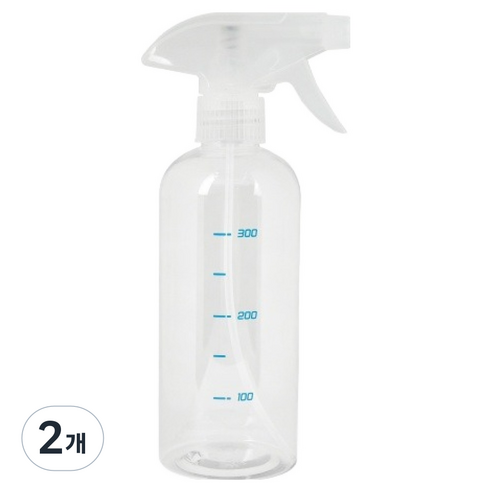 문일케미칼 눈금이 있는 분무기 350ml, 투명, 2개
