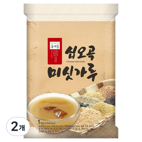 봉평촌 십오곡미싯가루, 1kg, 2개