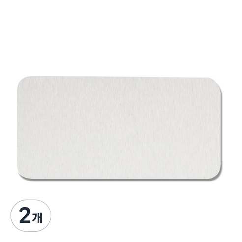 뉴앤룩 규조토 트레이 코스터 A타입 8 x 16 cm, 화이트, 2개