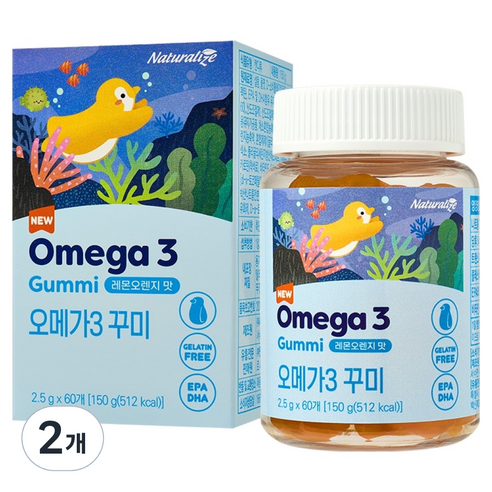 네추럴라이즈 오메가3 꾸미 60정, 2개 맛있게 먹은 솔직 후기 - 상품 이미지 1