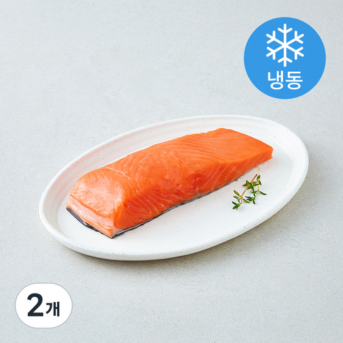 연어 스테이크 (냉동), 2개, 200g