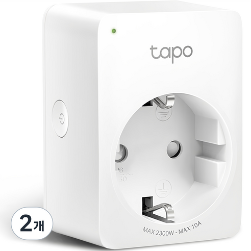 타포 미니 스마트 Wi-Fi 플러그, Tapo P100, 2개