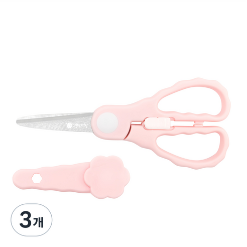 아뻬티 모넬로 세이프티 가위, 핑크, 3개