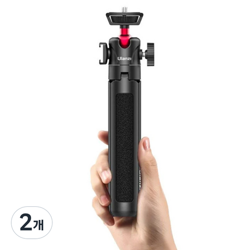 울란지 브이로그용 셀카봉 4단 미니 삼각대, MT-16, 2개