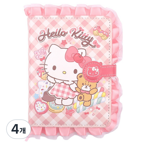 산리오 레이스 다이어리, 4개, 헬로키티