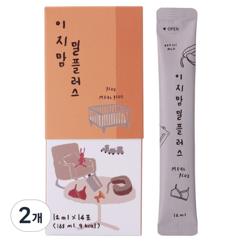이지맘 밀플러스 모유 차 14p, 2개, 168ml