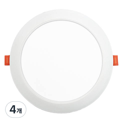 LED 올뉴 다운라이트 매입등 145mm 12W, 주광색, 4개
