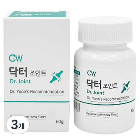 청담우리동물병원 반려동물 영양제, 60회분, 뼈/관절강화, 3개