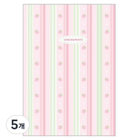 7321디자인 체크 후르츠 플래너 만년형 6개월, 5개, 딸기파자마