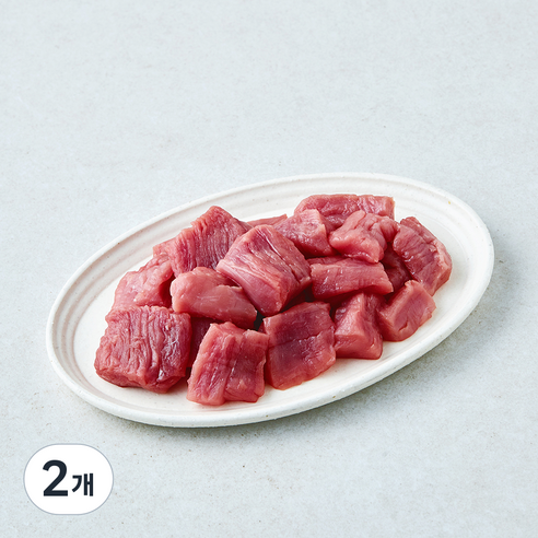 하이포크 무항생제 인증 한돈 안심 장조림용 (냉장), 2개, 300g