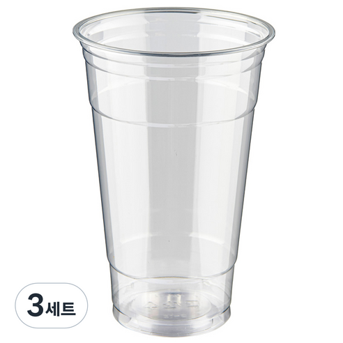 보니팩 PET 투명컵 98 x 63 x 150 mm, 720ml, 50개, 3세트