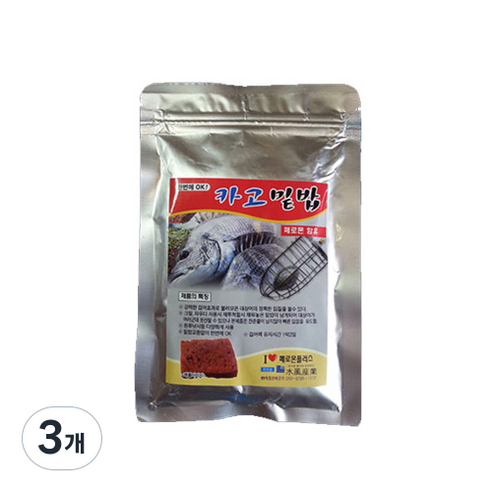 카고 밑밥 떡밥, 150g, 3개