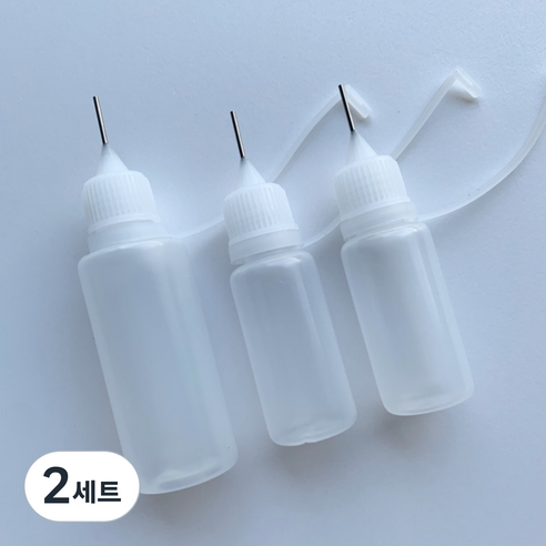 콩콩 도시락 꾸미기 볼터치용 소스통 3p 세트, 혼합색상, 2세트