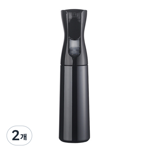 마메 반자동 안개분사 분무기 300ml, 블랙 불투명, 2개