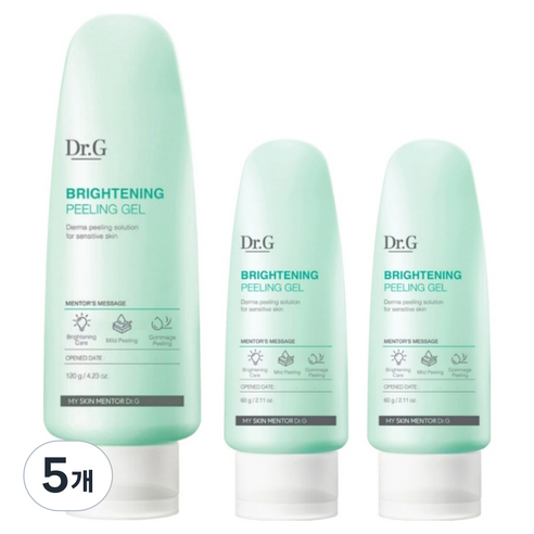 닥터지 브라이트닝 필링 젤 120g 1p + 60g 2p 스페셜 세트, 240g, 5개