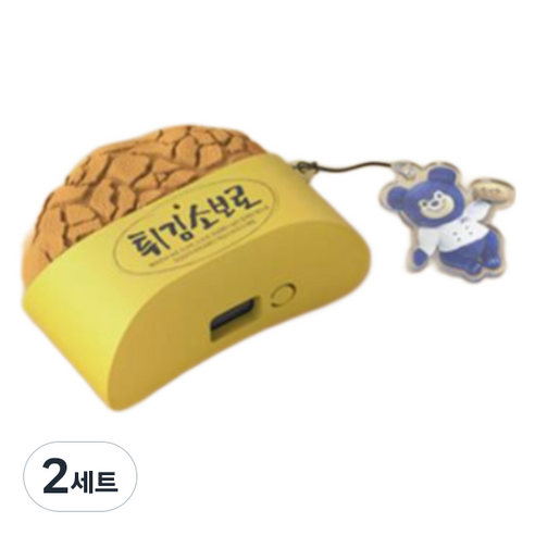 아우라플로 성심당 튀김 소보로 갤럭시 버즈 케이스 + 키링 세트