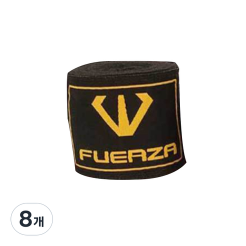 훼르자 카모 복싱 핸드랩, 블랙, 8개