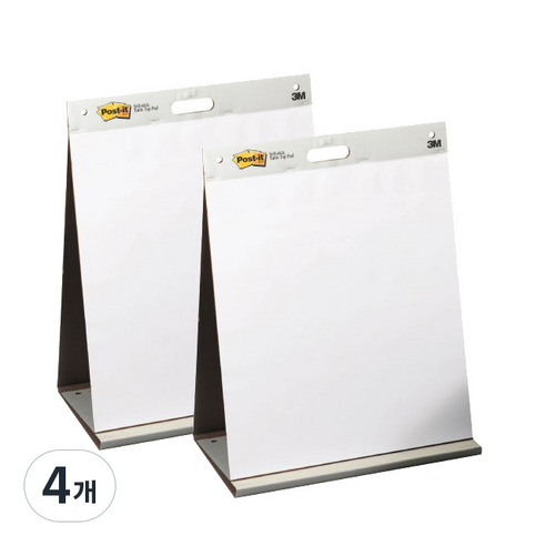 포스트잇 테이블 탑 이젤패드 50.8 x 61 cm 563R, 흰색, 1개입, 4개