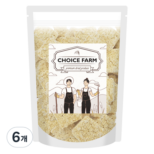 초이스팜 원물그대로 바로먹는 동결건조 다진마늘, 60g, 6개