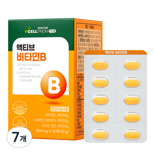 이너랩 액티브 비타민B, 60정, 7개