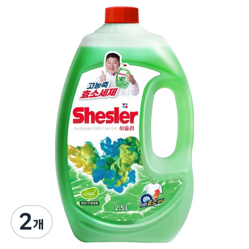 쉬슬러 액체세제 유칼립투스 본품, 2.5L, 2개