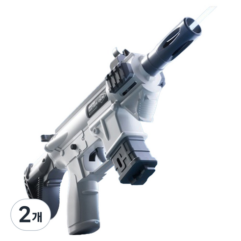 다다랜드 M416 미니 물총, 그레이, 2개