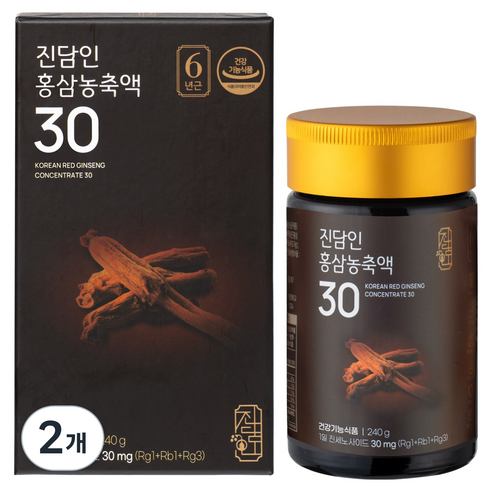 진담인 홍삼농축액 30, 240g, 2개