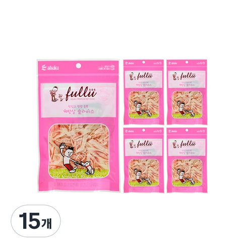 후루루 고양이 슬라이스 간식 게살맛 × 30g × 15개, 게살맛 × 30g × 15개 섬네일