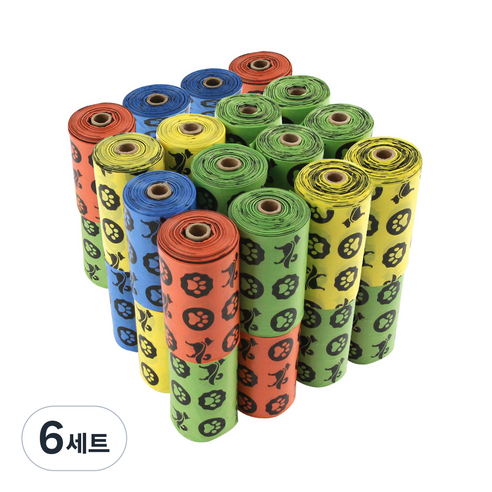 도그아이 배변봉투 리필, 랜덤 발송, 576개입, 6개