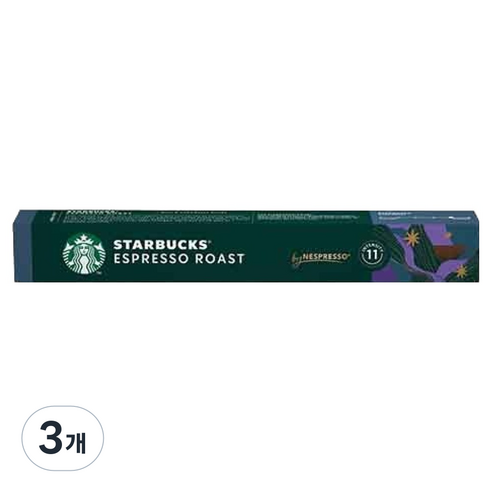 스타벅스 네스프레소 에스프레소 로스트, 5.5g, 10개입, 3개