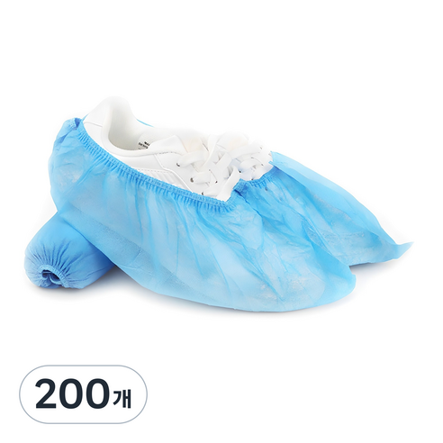 일회용 부직포 덧신, 블루, 200개