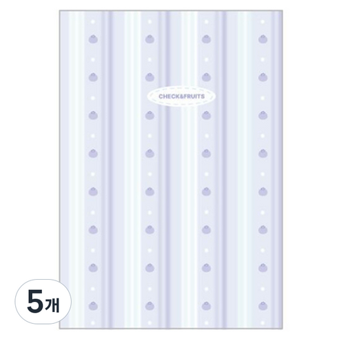 7321디자인 체크 후르츠 플래너 만년형 6개월, 5개, 블루베리파자마