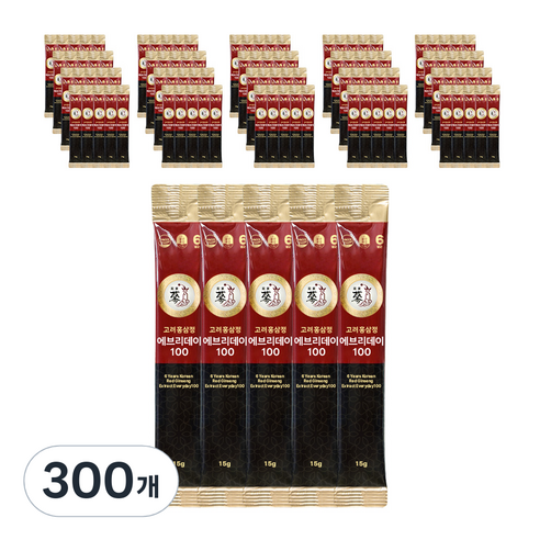 풍년보감 6년근 고려홍삼정 에브리데이100, 15g, 300개