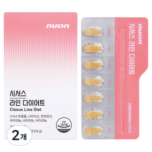NUON 시서스 라인 다이어트 23.8g, 2개, 28정