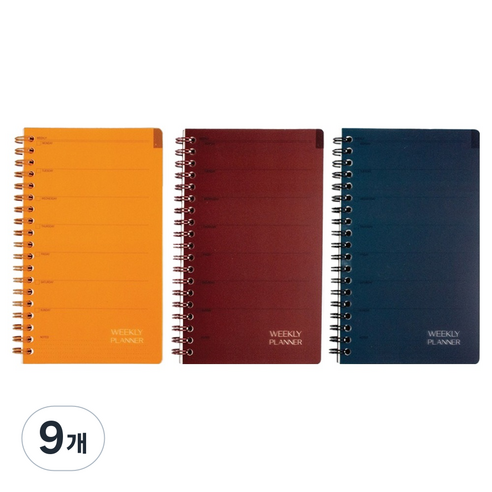 OXFORD 노트 PP 주간플래너 Mini 80p, 랜덤발송, 9개