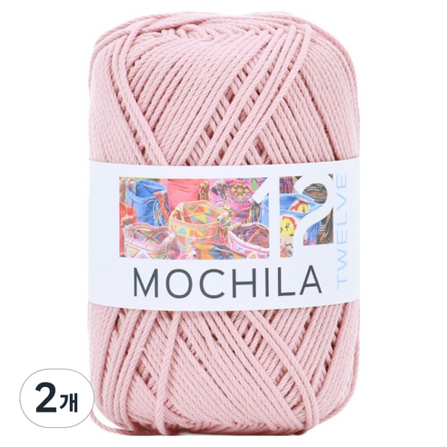 모칠라 12 뜨개실, 33인디핑크, 2개