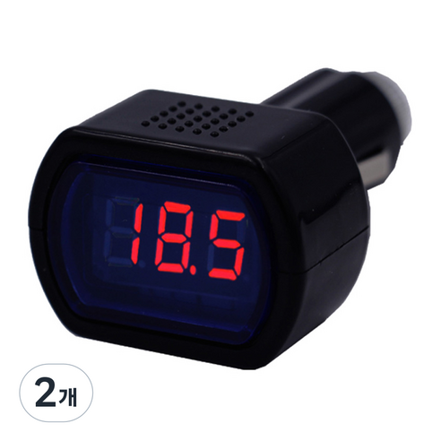 차량용 시거잭형 볼트게이지 12V, 2개