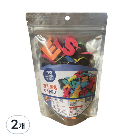 아이와 똑똑 유아동 자석 놀이 영어 소, 2개, 52피스