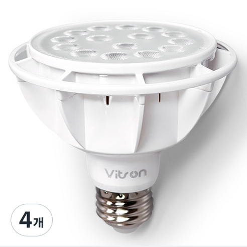 비츠온 LED PAR30 15W 집중형 화이트 3000K, 전구색, 4개