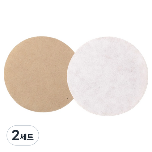 프랜드커피 라운드필터 56mm 브라운 100p + 화이트 100p 세트, 2세트
