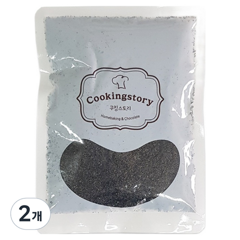 쿠킹스토리 검은깨 분말, 100g, 2개