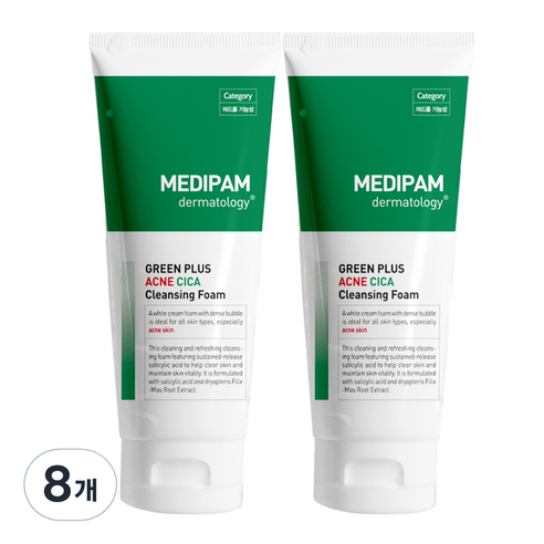 메디팜 아크네 진정 시카 클렌징폼, 220ml, 8개
