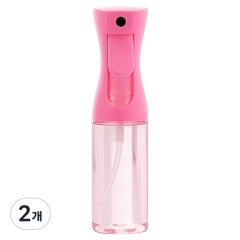 오템 안개 분사 분무기 스프레이 200ml, 분홍, 2개