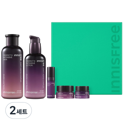 이니스프리 퍼펙트 9 인텐시브 스킨케어 2종 세트 솔직 후기 | 피부 타입별 분석 - 대표 이미지