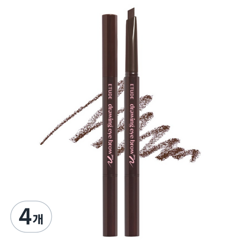 에뛰드 드로잉아이브로우 프로 0.25g, 03 브라운, 4개