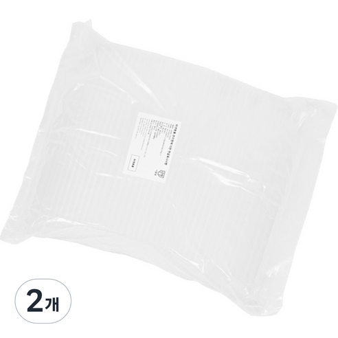 대성산업 일자 투명 빨대 7 x 210 mm, 500개입, 2개