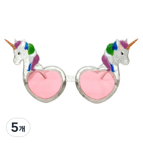 미미파티 인싸템 파티 안경, 유니콘, 5개