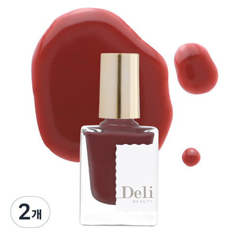 Deli Beauty 深糖漿 Lure in Mood 美甲彩妝指甲油, MSY07 栗色酒紅, 10ml, 2個 - 彩色指甲油 | 酷澎